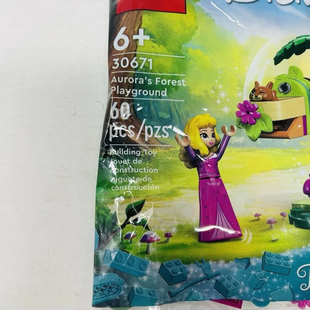 Lego Disney Aurora's Forest Playground Brick Building Set 30671 Ages 6+ 60 Piece